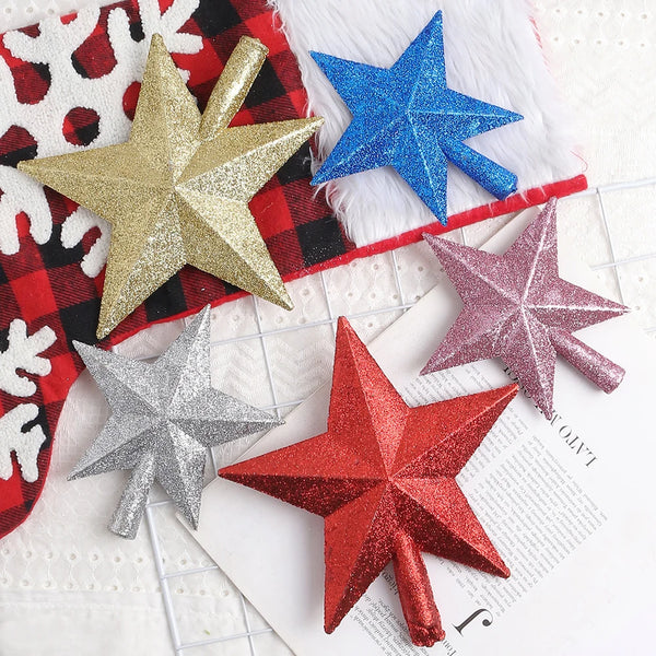 ⭐ Decorative Tree Star - Gold, Silver, Pink, Blue - 15cm/20cm