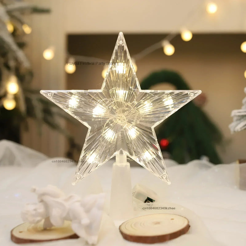 ⭐ LED Light Star for Tree - Illuminated Tree Top Decoration