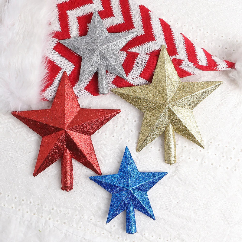 ⭐ Decorative Tree Star - Gold, Silver, Pink, Blue - 15cm/20cm