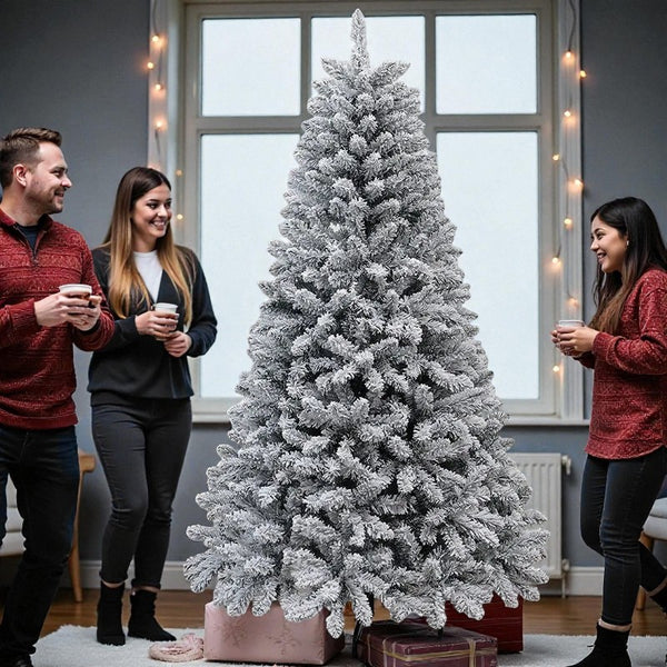 ❄️ Snowy Christmas Tree - Realistic Snow Effect - 1.2m to 3m