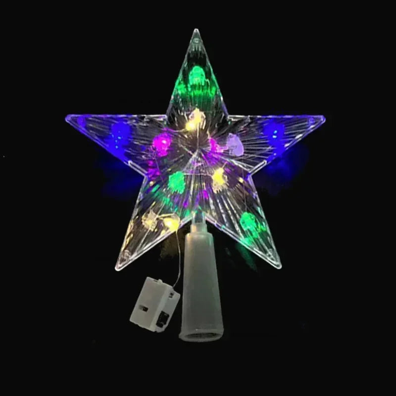 ⭐ LED Light Star for Tree - Illuminated Tree Top Decoration