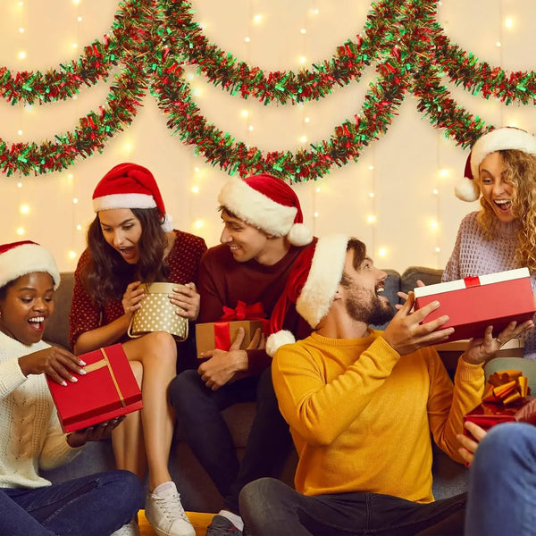 ✨ Sparkling Christmas Garlands - Red and Green - 2m to 20m