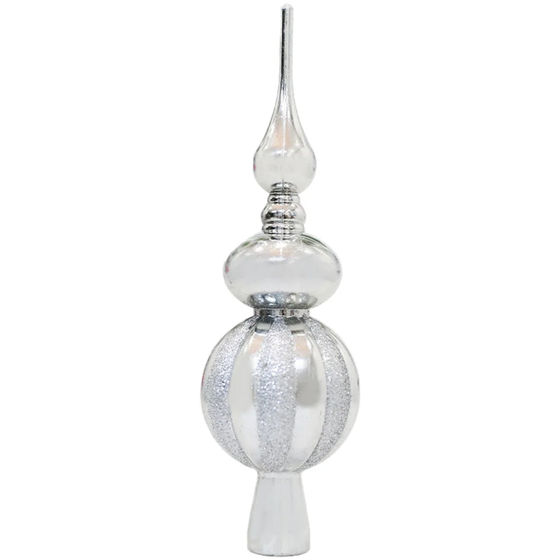 ✨ Shiny Tree Top Ornaments - Gold, Silver, Red