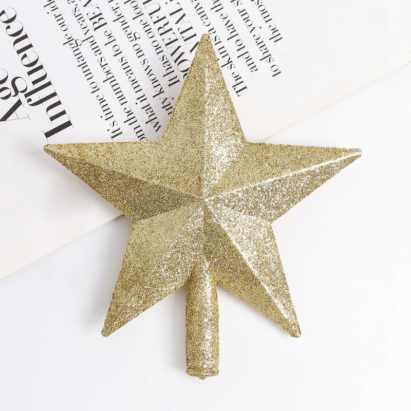 ⭐ Decorative Tree Star - Gold, Silver, Pink, Blue - 15cm/20cm