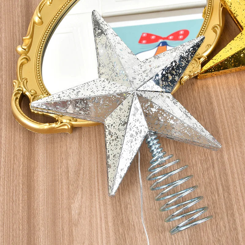 ⭐ LED Star Light 5 Points - Flashing Tree Top Decoration